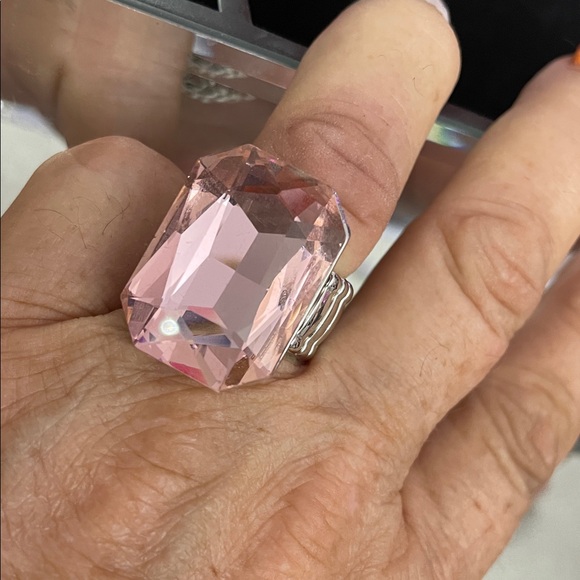 Source Unknown Jewelry - Source Unknown Pink Faceted Statement Ring - Women Jewelry
